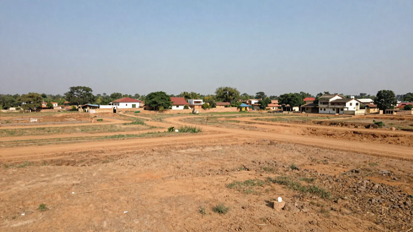 Wide environmental view of the Bhongir project site with surround